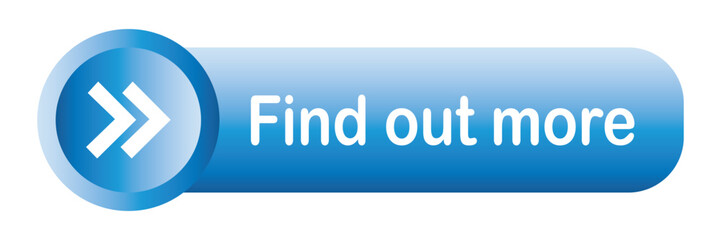 Poster - Find out more button icon. Find out bar icon, vector for mobile app, website and ui design. 3d find out button symbol isolated on white background. Vector illustration.