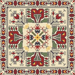 Poster - Traditional Bulgarian embroidery vector pattern