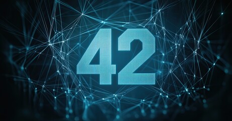 Poster - Circuit board with bokeh, depth of field. Internet, cloud computing, neural network, big data. 3D render