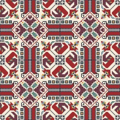 Poster - Traditional Bulgarian embroidery vector pattern