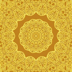Poster - Background with abstract radial pattern