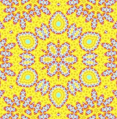 Poster - Bright abstract ornamental background