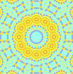 Poster - Bright abstract ornamental background