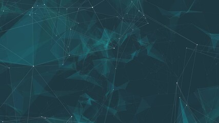 Poster - Abstract network animation on white background. Abstract plexus technology futuristic network background. Technology network concept. 

