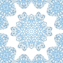 Poster - Abstract background with shapes of thin lines