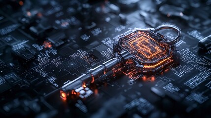 Poster - Futuristic medical compliance ai digital landscape concept art high-tech environment close-up innovation in healthcare
