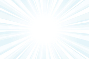 Aufkleber - Abstract Glowing Blue Sunburst Background. Light Cyan Blue Glow Effect Sunburst Background for Presentation, Banner, Poster, Flyer, Sales. Modern Pop Art Poster for Summer and Spring.