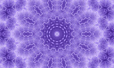 Poster - Lilac background with abstract pattern