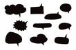 © Екатерина Бырька - Speech bubble icon, speech balloon, speech bubble icons of different shapes