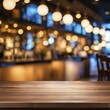 © Shahid Mehmood/imageBROKER - Restaurant scene with warm lighting, featuring a wooden countertop and a cozy atmosphere with blurred background, AI generated