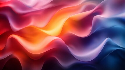 Poster - Abstract art design a complex 3D background of smooth shapes and rich color gradients creating a modern and artistic visual experience