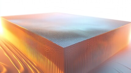 Fototapete - the close packing of particles in solids affect their thermal conductivity