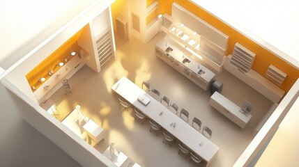 Poster - the layout of a drug-testing room promote collaboration between researchers