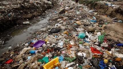 Fototapete - challenges exist in modeling microplastic impacts on human health