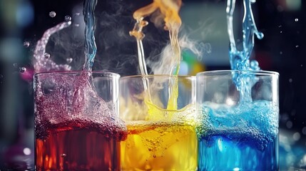 Poster - liquids freeze into solids instead of evaporating at low temperatures