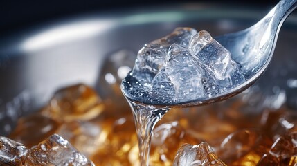 Poster - liquids freeze into solids instead of evaporating at low temperatures