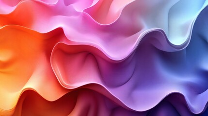 Poster - Dynamic abstract 3D background vibrant colors and intricate textures blending seamlessly into a contemporary art design