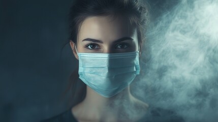 Poster - environmental factors, like pollution levels, affect the entry of PM 2.5 dust into the lungs