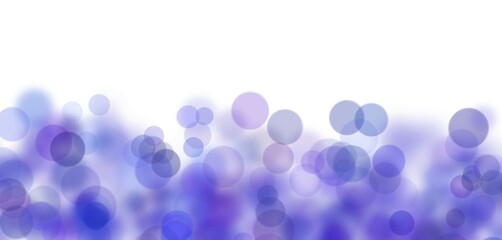 Poster - Abstract Light bokeh effect isolated on white background
