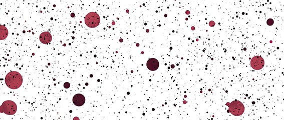 Poster - Red confetti . Glittering confetti falls from the sky on a transparent background for the holidays