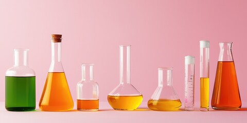 Poster - toxicology study in a laboratory setting showcasing chemical analysis tools and safety protocols, clear focus on safety, neutral background