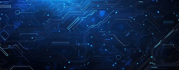 Poster - An abstract smartphone background with glowing blue digital bar charts and graphs, displaying a  market investment trading chart