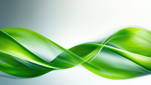 abstract line connection formed by lush green leaves, highlighting the beauty of nature s intertwining, simple background