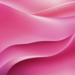 Poster - Abstract gradient image with smooth pink waves and layered appearance, AI generated