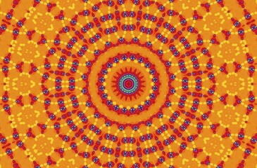 Poster - Background with bright abstract pattern