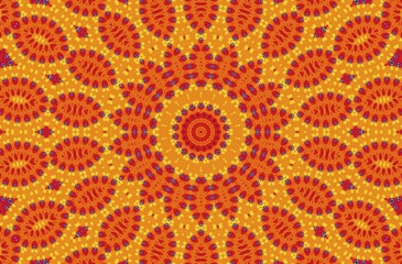Poster - Background with bright abstract pattern