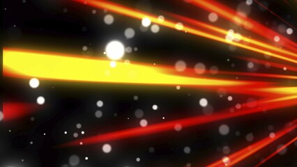 Poster - Many abstract small violet particles in space, computer generated abstract background, 3D rendering backdrop