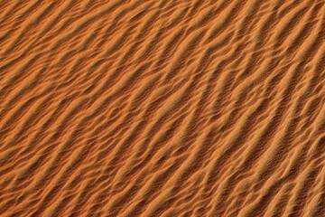 Aufkleber - Sand ripples, texture on a sanddune, Tassili n'Ajjer National Park, Sahara, Algeria, Africa