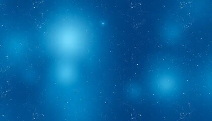 Poster - Abstract Blue Space Background With Sparkling Stars
