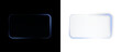 © Виктория Проскурина - Collection of futuristic hud light blue frame. Technological background. Light glass gold frames square, oval, rectangle, circle. HUD PNG. Vector Illustration.