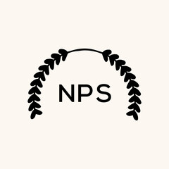 NPS logo design vector