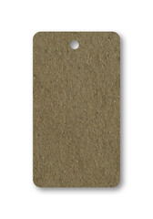 Poster - rectangle cardboard label tag mockup