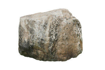 Wall Mural - rock isolated transparency background.