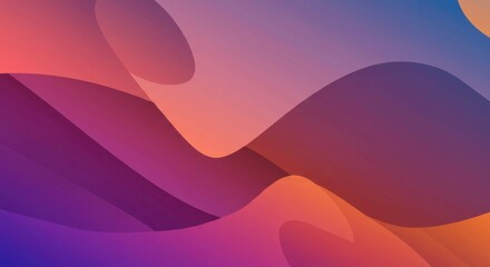 Poster - abstract liquid gradient: a vibrant abstract background showcasing fluid, organic shapes in a captiv