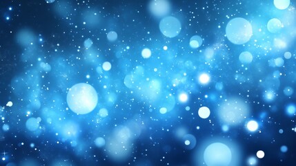 Fototapete - A deep blue abstract background with subtle gradient and texture, with light highlights adding a mysterious, cosmic effect