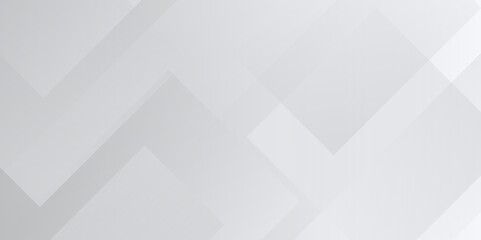 Leinwandbilder - Modern Abstract white and gray transparent background with squares shapes.Space futuristic design concept.Decorative web layout or poster, banner. white paper texture Gray background .	