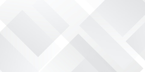 Leinwandbilder - Modern Abstract white and gray transparent background with squares shapes.Space futuristic design concept.Decorative web layout or poster, banner. white paper texture Gray background .	
