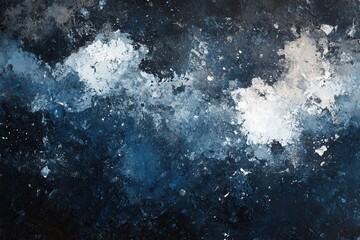 Poster - Elegant gradient with white, blue, and black colors on dark background for stunning large banner advertisement or web design applications