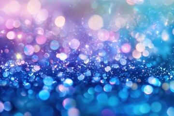 Poster - Radiant blue prism light backdrop shimmering in captivating elegance for creative projects and photography needs