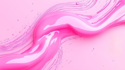 Poster - Sunlit Foam Swirls, Delicate frothy wave motion illuminated by morning light, featuring bold black outlines, simple solid colors, and a cool neon-lit pop art aesthetic.