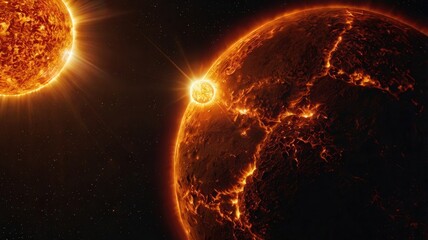 sun, planet, space, solar, star, light, earth, abstract, astronomy, fire, globe, eclipse, universe, 