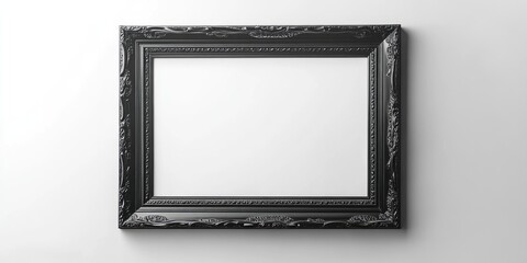 Wall Mural - Minimalist Black And White Photo Frame