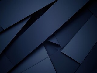 Poster - Dark Blue Abstract Background with Layered Geometric Shapes and Textures for Creative Designs and Graphic Projects