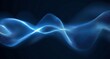 © Fathor - Abstract blue background with light rays and glowing stars for a technology concept vector presentation design template. Dark gradient stage backdrop or wallpaper illustration,