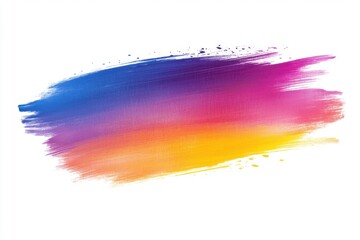 Poster - Vibrant gradient brush strokes for creative backgrounds and modern design projects