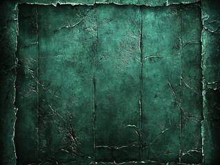 Poster - Grungy Green Textured Background with Cracked Surface and Uneven Coloring for Creative Projects